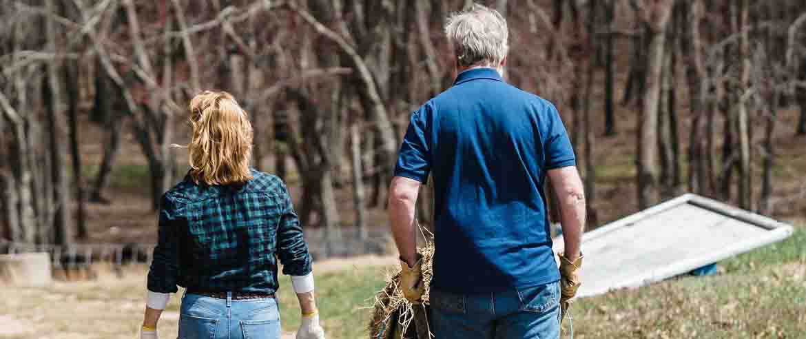 people walking in field