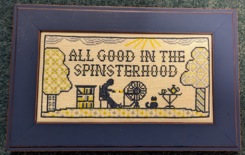 all good in the spinsterhood cushion