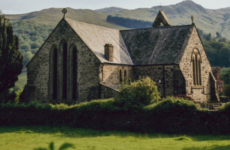 church in countryside