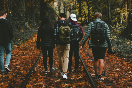 group walking