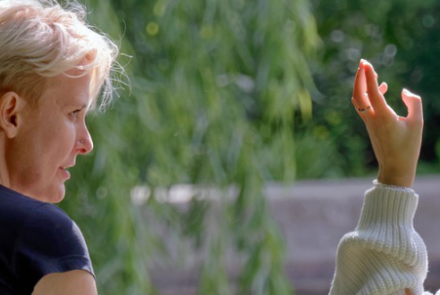 women chatting